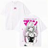 Marin Kitagawa Gothic Cosplay Back Print Japanese Cotton TShirt Loose Fit Unisex Streetwear for Anime  Kawaii Style Fans