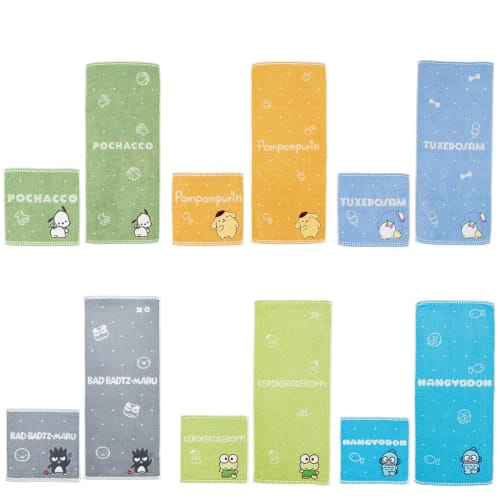 Marushin Carry Towel/Hand Towel, Sanrio Hello Kitty Cute Apple, Approx. 30 X 30 Cm, Product Number: 3005052200