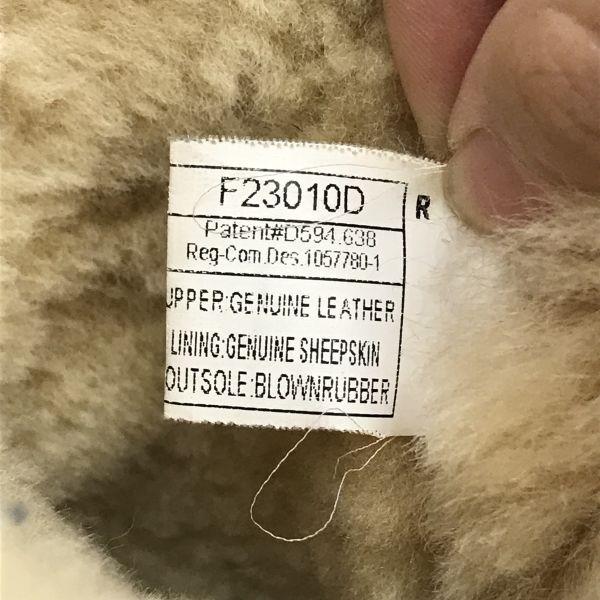 UGG sheepskin leather warm boots 24 USA7 brown(USED)