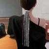 Molans Shine Hairpin Full Rhinestone Hairpins for Women Long Tassel Crystal Hair Accessories Wedding Banquet Jewelry