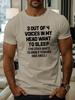 Mens Humorous Penguin Quote Graphic TShirt  Black Casual Short Sleeve Round Neck Tee Machine Washable AllSeason Comfort Top