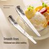 Guangyi 304 Stainless Steel Long Handle Dessert & Coffee Spoons (2-Pack)