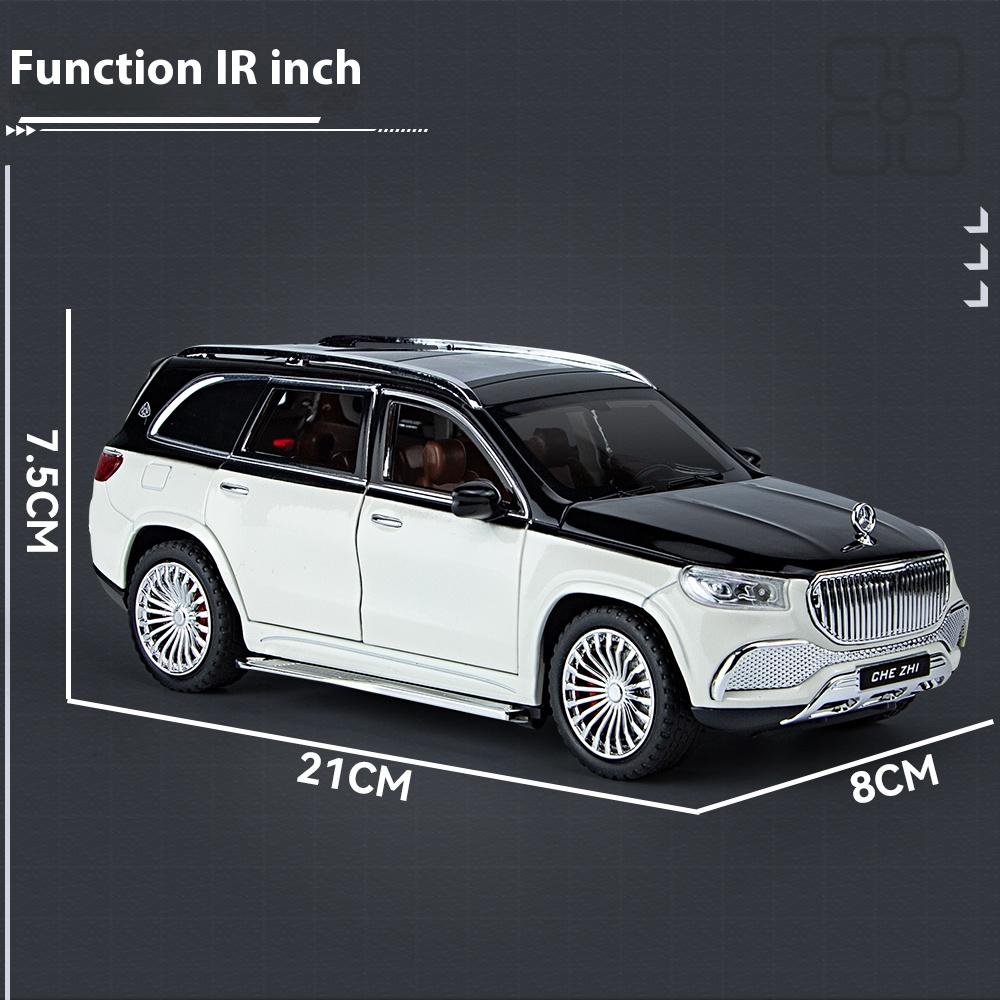 1/24 Scale BENZ GLS600 Car Simulation Alloy Car Model Suitable for Boys Birthday Gift Metal Die-cast Off-road Vehicle Children's Toys