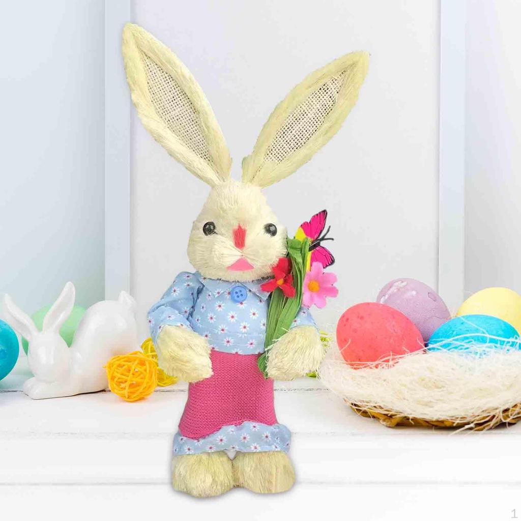Easter Figurines Animal Crafts for Table Decoration