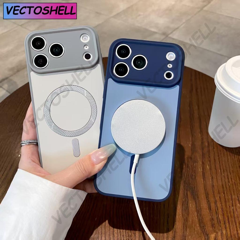 For iPhone17 ProMax Matte Magnetic Phone Case Fashionable ins-Style Cover For iPhone 17 16 15 14 Plus 13 12 11 Pro Max Cases