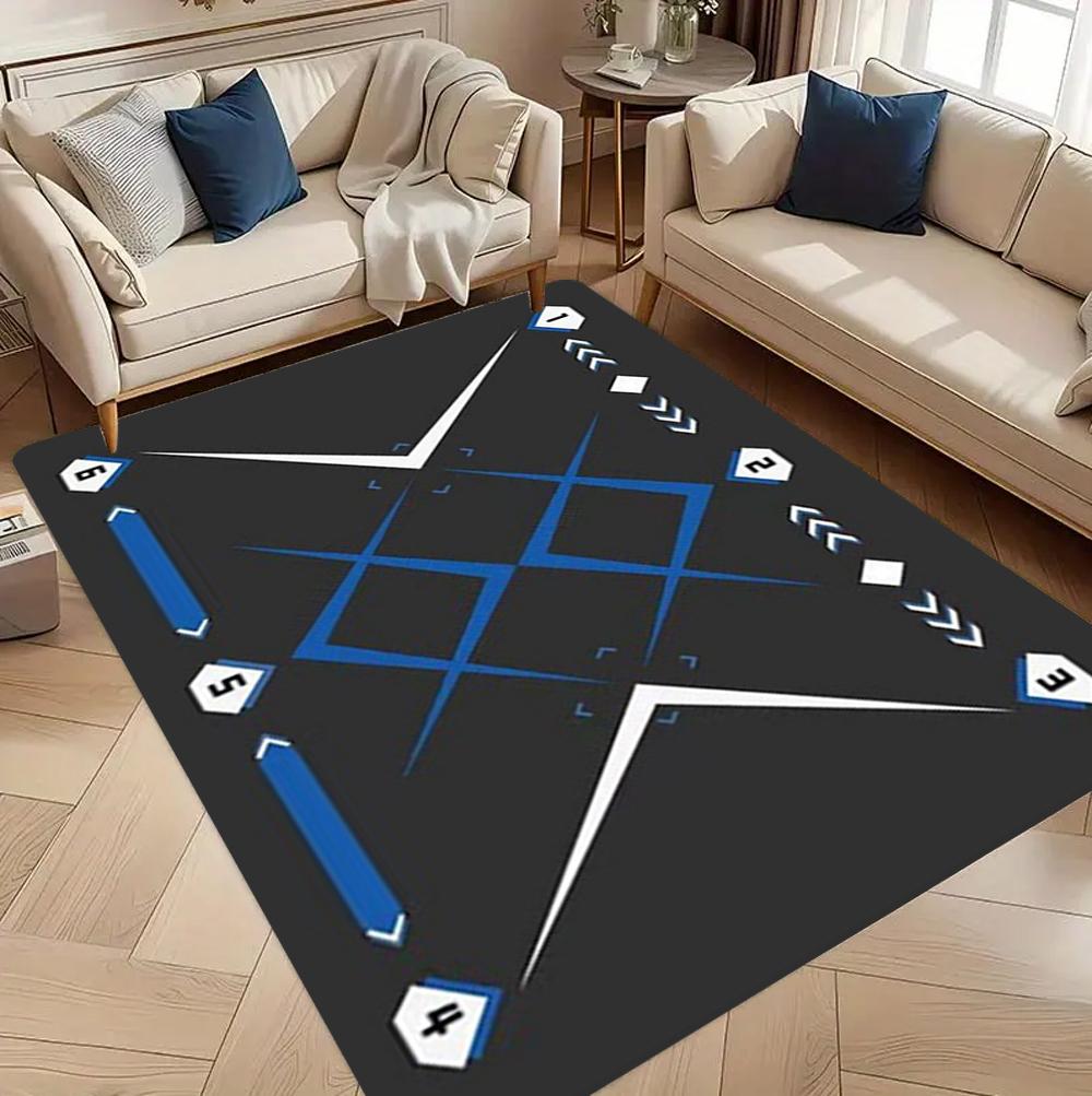 Modern Simple Black White Large Size Rugs for Living Room Light Luxury Sofa Area Carpet Soft Fluffy Bedroom Decor Anti-slip Mats