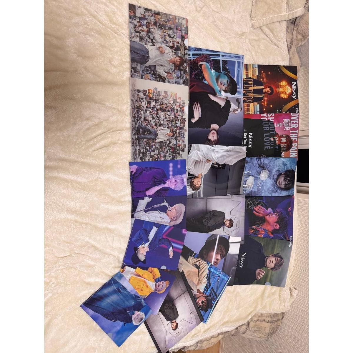 Used Nissy Takahiro Nishijima 16 clear files 3 posters