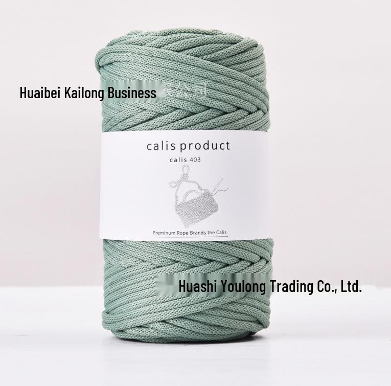 4mm Cotton-Polyester Crochet Cord for DIY Hand-Knitted Bags and Weaving