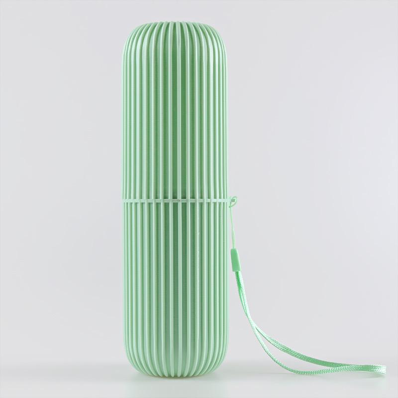 Travel Mouthwash Cup Portable Cute Essential for Business Trips Toothbrush Case with Lid Multifunctional Storage Set