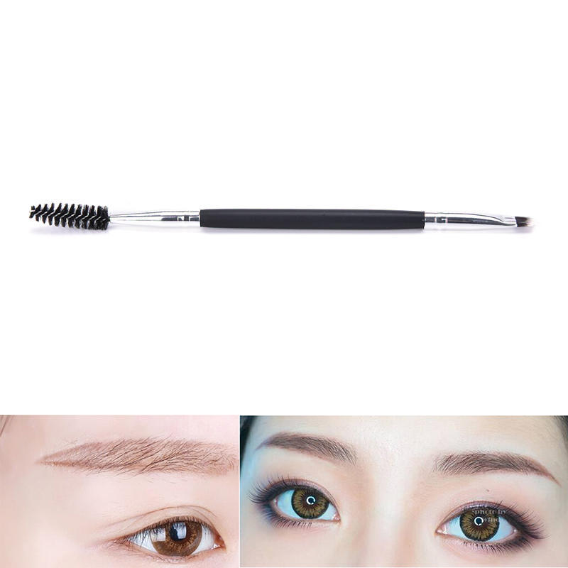 1 Pack Makeup Tool Handle Dual Brow Brush