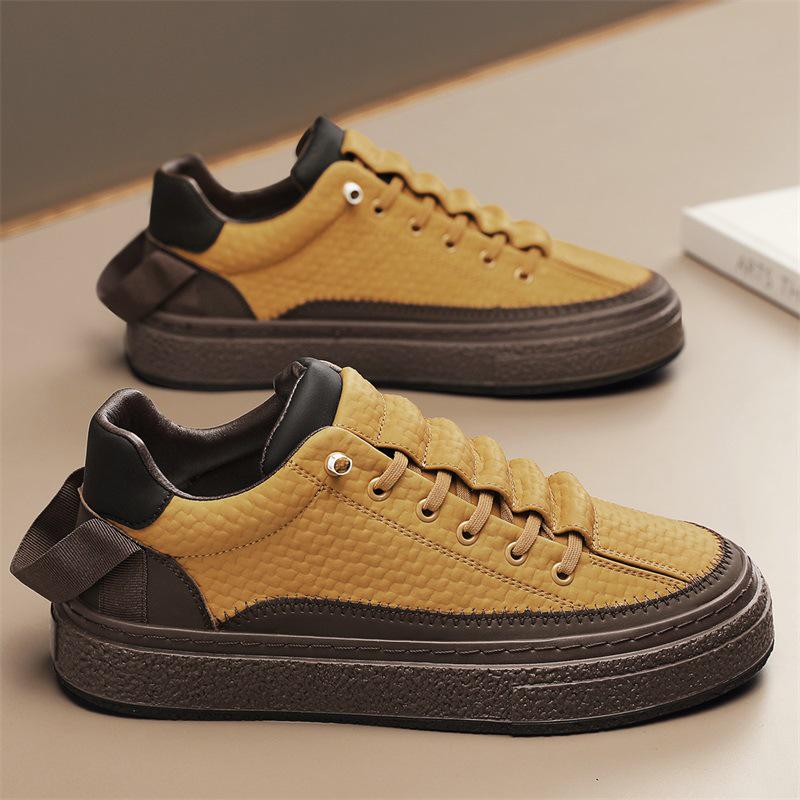 Guochao Herren Casual Atmungsaktive Schuhe mit dicker Sohle - Hongkong-Stil, Nischendesign für den Außenbereich