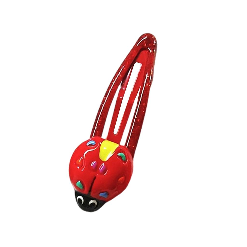 Lovely Ladybug Hair Clip Durability Alloys Hairpins Stylish Hair Barrettes for Stage Performances Hair Accessories