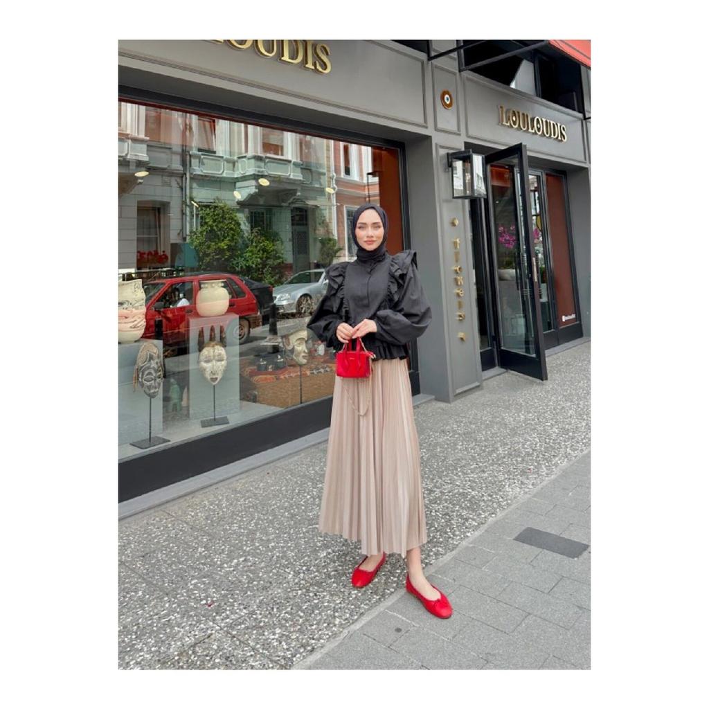 Fusta plisată hijab