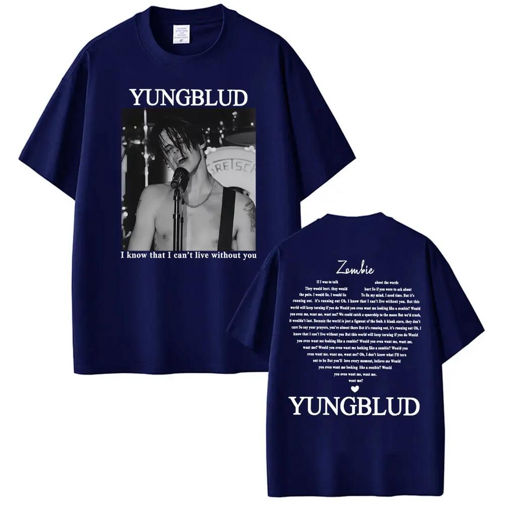 Yungblud & Zombie Rock Band Graphic T Shirt Men's Hip Hop Retro Music Fan Apparel T-shirts Man Casual Loose Short Sleeve T-shirt