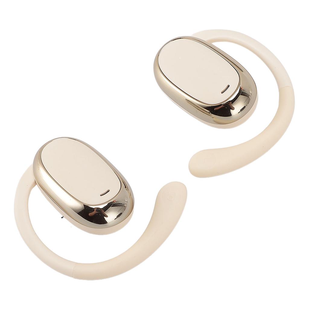 Over-Ear-Ohrhörer Kabellos Bluetooth-Ohrbügel Kopfhörer mit Stoff-LED-Anzeige Ladeetui für