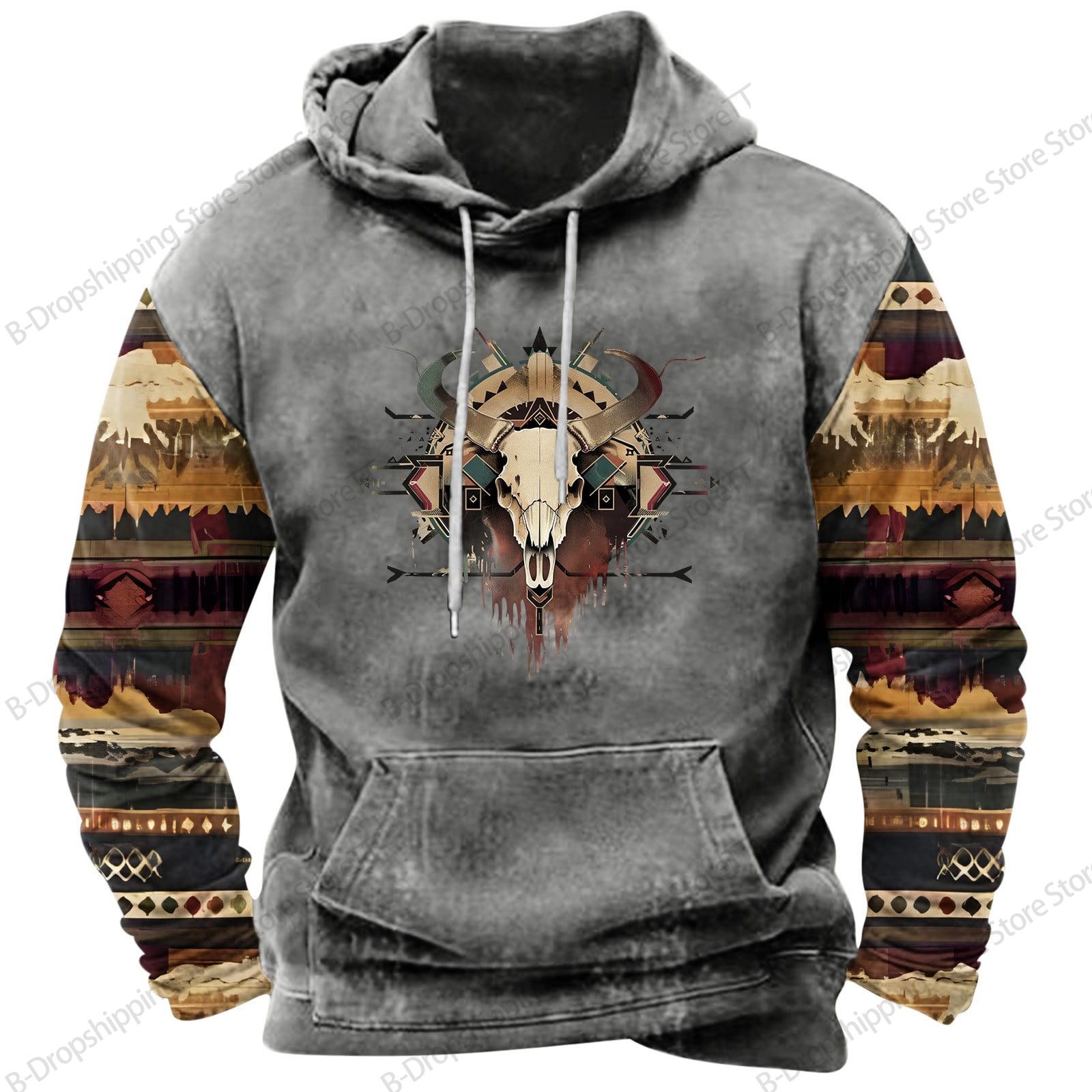 2026 New Western Style Cowboy 3d Print Hoodie Men Women Fashion Vintage Hoodies Sweatshirt Autumn Winter Oversized Hoodie Homme S