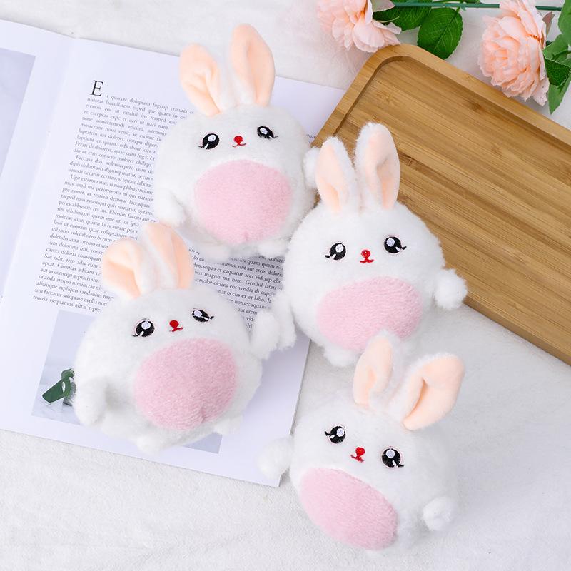 15cm Lovely Soft Plush Rabbit Keychain Pendant Cute Cartoon Doll Animal Rabbit Plush Toy Girl Bag Accessories Gift