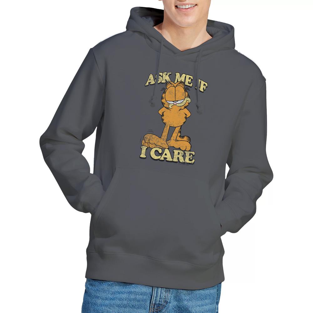 Garfield Mens Ask Me Hoodie