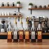 6Pcs Gold Syrup Pump Dispenser for Coffee Station Portion Control Pump Topper for Home Kitchen Baristas