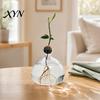 Pflanzenhalter aus Glas Hydroponik-Pflanzen Vase, Transparentes Vermehrungsterrarium, Schreibtisch Dekorative Klare Topf Pflanzgefäß für Zuhause Büro Tischmittelstück