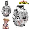 Anime Himiko Toga Unisex Hoodie Sweatshirt Jacket Cosplay Coat