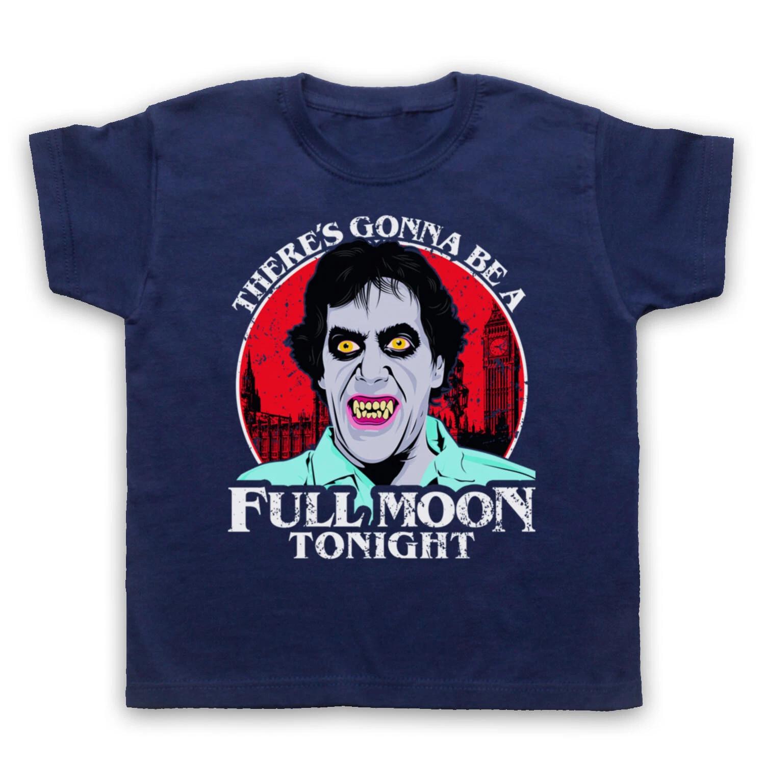AMERICAN WEREWOLF LONDON FULL MOON UNOFFICIAL HORROR KIDS CHILDS T-shirt 160