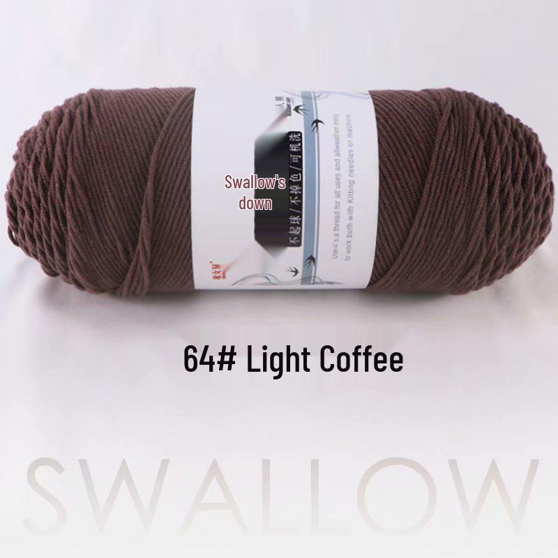 4 Liang Five-Strand Yarn: Cotton-Wool Medium-Thick Knitting Yarn for DIY Scarves and Shawls