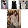 Chic Sleeveless Chiffon Tank Top Elegant Round Neck Pullover For Women