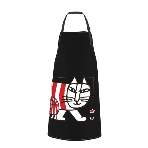 

Leyioka Lisa Larson Apron, Women s and Men s, Waterproof Apron, Wrinkle-Resistant, Unisex, Solid Color, Stylish, Simple, Water-Repellent, Non-Iron, Ho