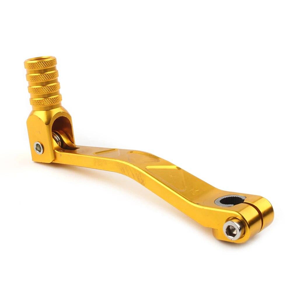 10 mm Folding Shifter Shift Lever Universal For Honda XR CRF 50 70 100 125 Dirt Bike Red Aluminum Alloy