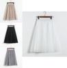 Hochwertiger 3-lagiger Damen-Tutu-Ballettrock Tüll-Unterrock für Vintage-Eleganz