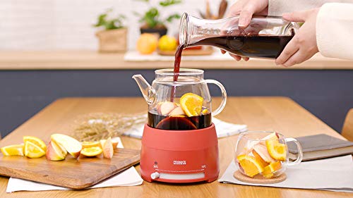 PRISMATE Hot Cocktail Maker with Fun Recipe Book (PR-SK027, Red)