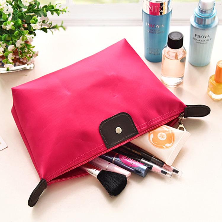 Portable Dumpling-Shaped Cosmetic Travel Bag