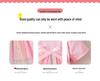 2025 Summer Girls' Gradient Mesh Bow Dress - Short Sleeve Princess Style
