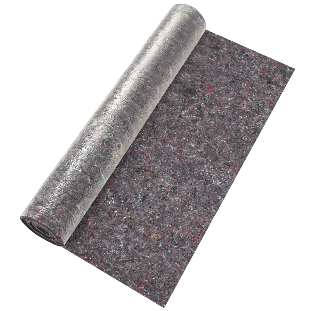 Vidaxl Filcowa Mata Malarska, Antypoślizgowa, 50 M, 180 G/M², Szara