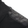 Emporio Armani Long Sleeve Mock Neck Cut S Black Men's Used