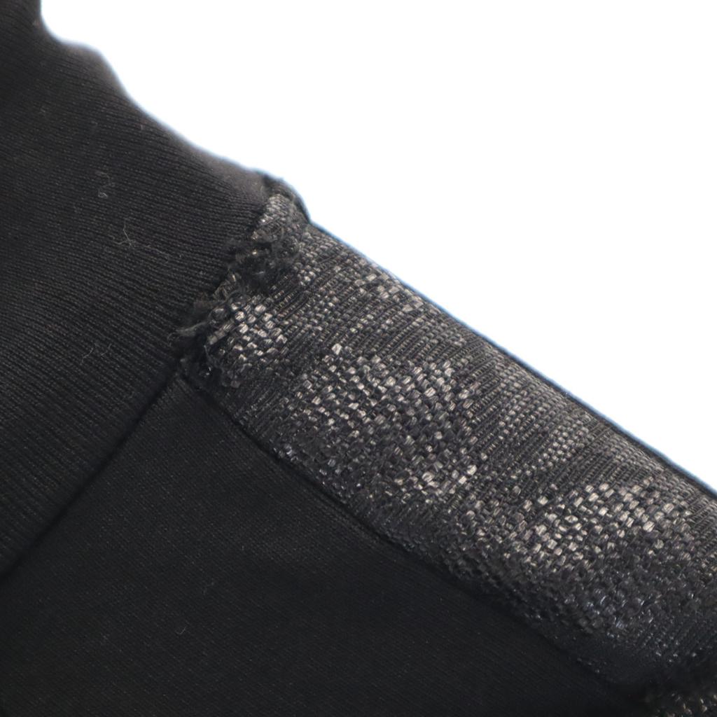 Emporio Armani Long Sleeve Mock Neck Cut S Black Men's Used
