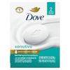 Dove Sensitive Skin Beauty Bar Soap, 106g, 2 Pieces