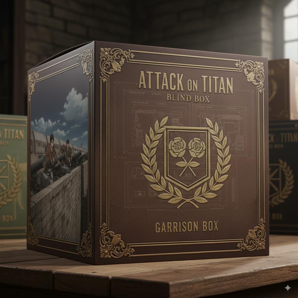 Attack on Titan Mystery Case Shingeki no Kyojin Animation Figures Kit Eren Mikasa Levi Action Figure Collector-Worthy Tabletop Decor Present