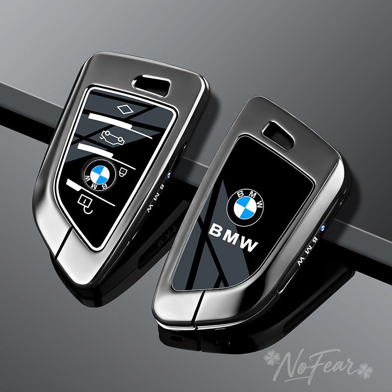 Zinc Alloy Keychain Car Key Case Cover For BMW 1 2 3 4 5 6 7 Series X1 X3 X4 X5 X6 X7 F20 G20 G30 G05 G11 F15 F16 G01G02 F48