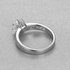 1 Carat D Color Moissanite Ring, Six-Prong Crown Design, 925 Sterling Silver, Light Luxury Jewelry