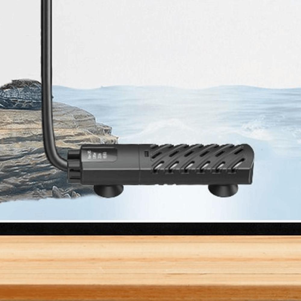 Quartz Glass Aquarium Submersible Heater Adjustable 30w-100w Turtle Tank Heater Low Water Level Constant Temperature Control