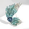 Fashionable and Luxurious Angel Wing Brooch, High-end Women's Exquisite Gradient Crystal Wing Brooch, Personalized Brooch