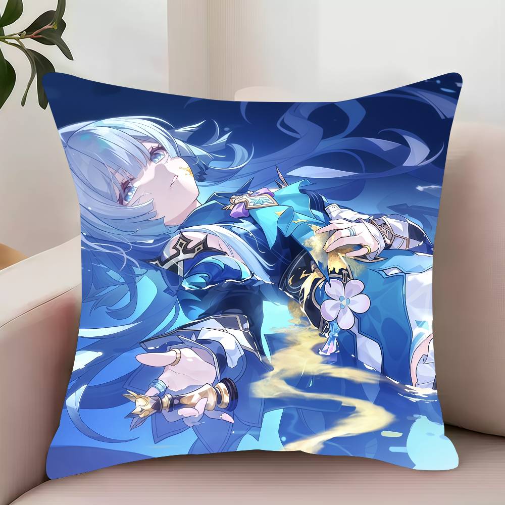 

Cerydra Honkai Star Pillow Case Decor Protective Covers Comfortable soft for Sofa Living Room Home office 12x12Inch