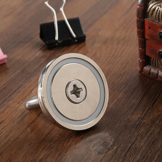 25/32/36/48/60mm Magnetic Hook Powerful High Polished Mini Heavy Duty Hanging Ring for Salvage