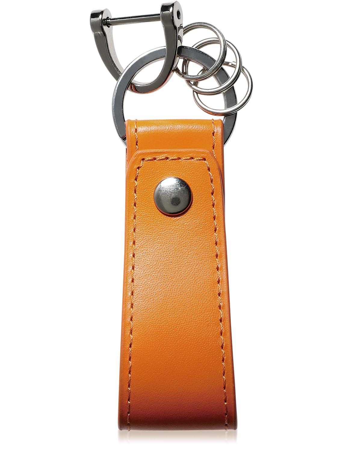 

Итальянская кожаная петля для ремня, брелок для ключей IKH6 [BLUE SINCERE], брелок, кольцо, / (Ретро-верблюд)