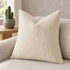 Textured Cushion Cover Boucle Cover, Cozy Throw Pillow Case, Decorative Solid Color for Sofa Couch Living Room Bedroom, 18 x Inch Cases
