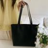 Bags Women's New Women's Bags Large Capacity Work Commuter Black Portable Shoulder Bags Woven Tote Bags Tide
