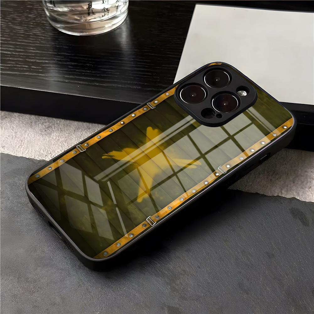 

Rainbow S-Six S-Siege Phone Case For IPhone 17 Air 16 E Pro Max 15 14 13 Mini 12 Pro 11 Max Plus Black Glass Cover iPhone17 Air