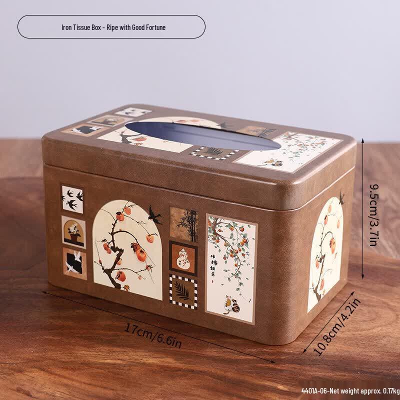 LIEI Creative Light Luxury Metal Tissue Holder